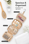 Large Travel Cosmetic Bag with Waterproof Hanging Hook