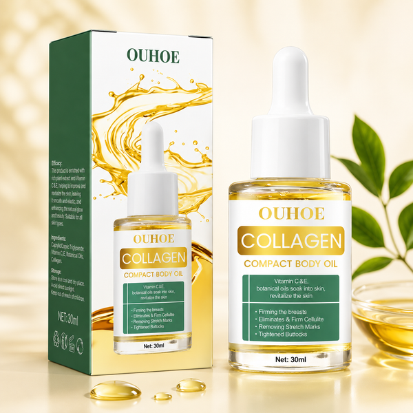 ✨ زيت الجسم المدمج Ouhoe – ترطيب فاخر ولمعان طبيعي للبشرة